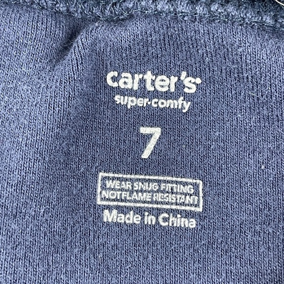 Carters Boys Graphic Tshirt Blue Size 7 - Picture 6 of 6